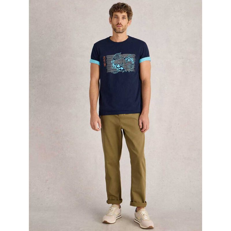 White Stuff Koi Fish Graphic Tee image number 3